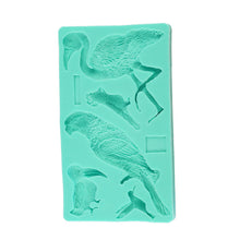 Ladda upp bild till gallerivisning, 5 i 1  Fondant Silikonformar Fåglar 5 in 1  Birds  Silicone Mould
