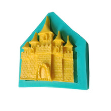 Ladda upp bild till gallerivisning, Slott Palats Silikonform Fondant  Castle Palace Fondant Silicone Mold
