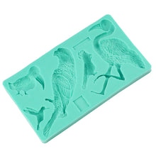 Ladda upp bild till gallerivisning, 5 i 1  Fondant Silikonformar Fåglar 5 in 1  Birds  Silicone Mould
