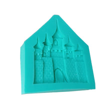 Ladda upp bild till gallerivisning, Slott Palats Silikonform Fondant  Castle Palace Fondant Silicone Mold
