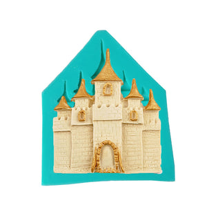 Slott Palats Silikonform Fondant  Castle Palace Fondant Silicone Mold