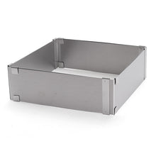 Ladda upp bild till gallerivisning, Justerbar Rektangulär &amp; Fyrkant Kakform Mousse Ring  Retractable Stainless Steel Mousse Ring- Square/Rectangle
