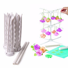 Ladda upp bild till gallerivisning, 2 NivåerTorkställning Blommor    2 Tier Fondant Gumpaste Flower Drying Rack Stand
