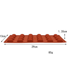 Ladda upp bild till gallerivisning, Chokolad Pralinform 24 del halvkula Chokolad Silikonform Choclate Silicone Mold
