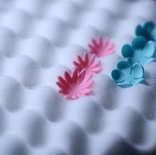 Ladda upp bild till gallerivisning, 2 St/Pack Vågor Torkning av Skum Pat för Fondant, Gum Pasta, Våffelpapper Blomma  2 PCS/Set Wave Foam Drying Pad for Fondant ,Gum Paste Waffle Paper Flowers
