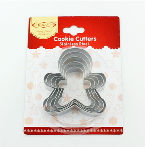 5 St/Pack Utstickare Pepparkaksformar  Gingerman  5 PCS/Set Ginger Man Christmas Cookie Cutter