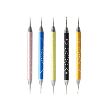 Ladda upp bild till gallerivisning, 5st/ Pack Modelleringsverktyg  boll stylus  tårta dekorering gjutning modelleringsverktygssats 5 PCS/Set Double Side  Sculpture Molding Ball Pen Double Side fondant tårta dekoration
