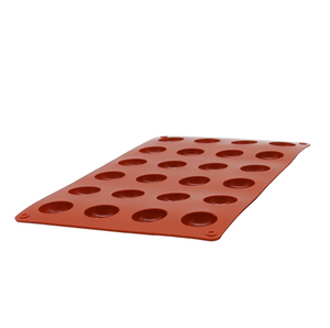 Chokolad Pralinform 24 del halvkula Chokolad Silikonform Choclate Silicone Mold