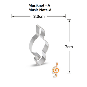 13 St Orkesterinstrument & Musiknot Utstickare Pepparkaksform 13 PCS/Set Orchestra Instrument & Music Note  Cookie Cutter  Band Cookie Cutter