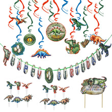 Ladda upp bild till gallerivisning, Dinosaurie Temafest Dekoration 44  PCS/Set Dinosaur Themed Party Decoration
