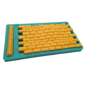 Tegelvägg Silikonform  Brick Wall Silicone Mold