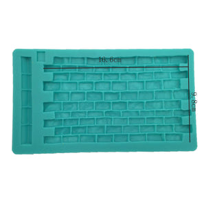 Tegelvägg Silikonform  Brick Wall Silicone Mold