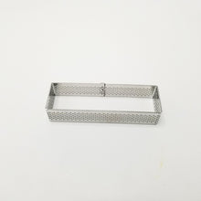 Ladda upp bild till gallerivisning, 6 St/Pack  Retangulär  Perforerad Tårtring   Retangular Perforated Tart Ring 100*30*20mm
